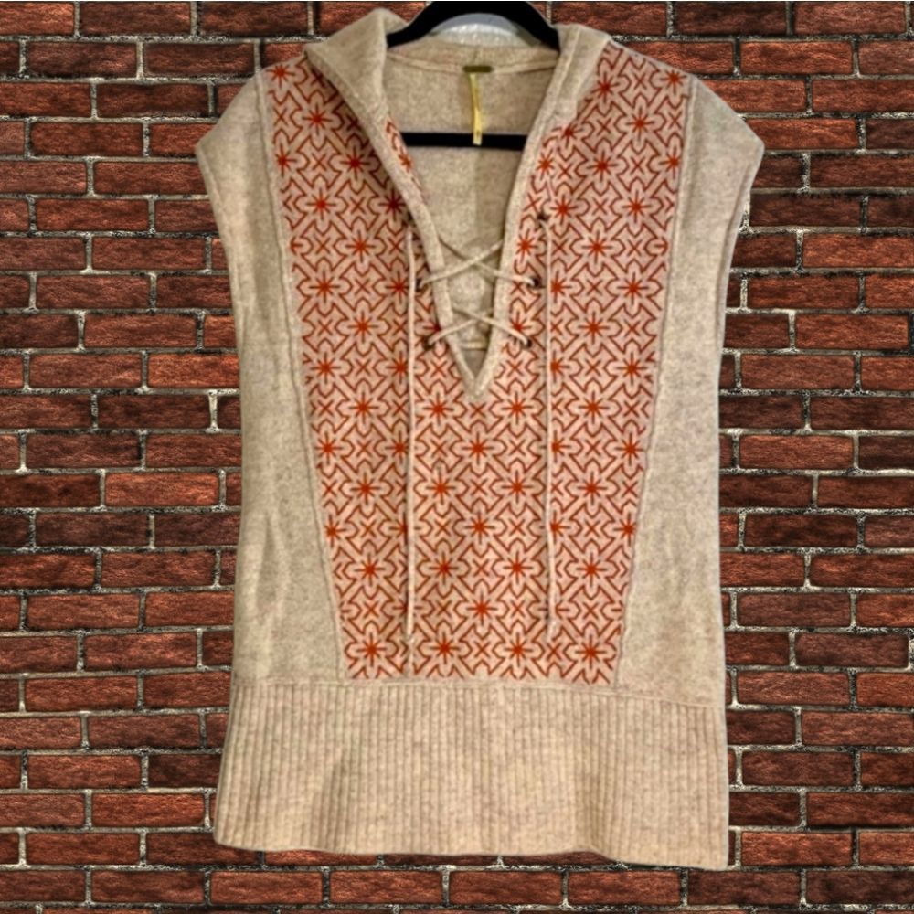 Free People Wool Sweater Vest